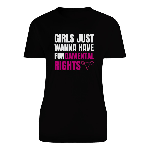 Tričko s potiskem Girls just wanna have rights