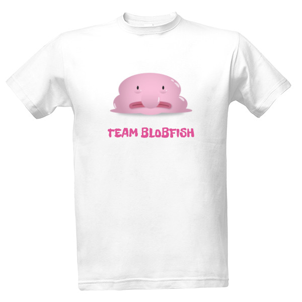 Tričko s potiskem Team Blobfish